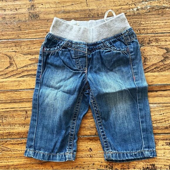 Tom Tailor Baby Girl Wide Leg Jeans Size 3 Months with Pockets - Picture 1 of 7